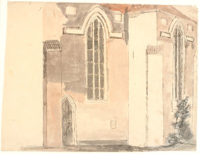 Parte della chiesa di San Giovanni a Odense da Dankvart Dreyer