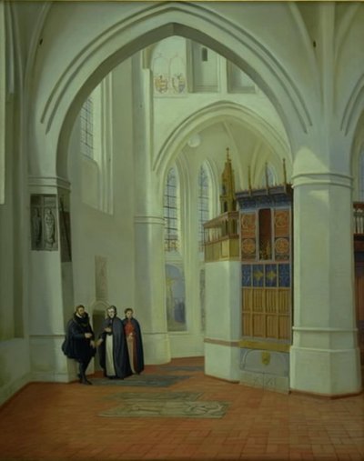 Il coro della chiesa di Assens da Dankvart Dreyer
