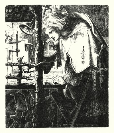 Sir Galahad da Dante Gabriel (after) Rossetti