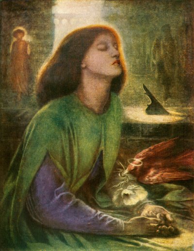 Beata Beatrix, c1864-1870 da Dante Gabriel Charles Rossetti