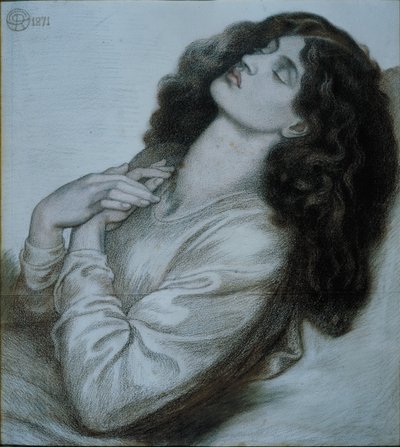 Il sogno di Dante al momento della morte di Beatrice da Dante Gabriel Charles Rossetti