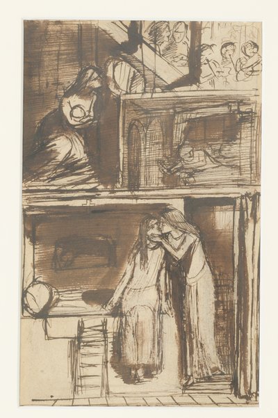 Fair Annie - Illustrazione di una Ballata da Dante Gabriel Charles Rossetti