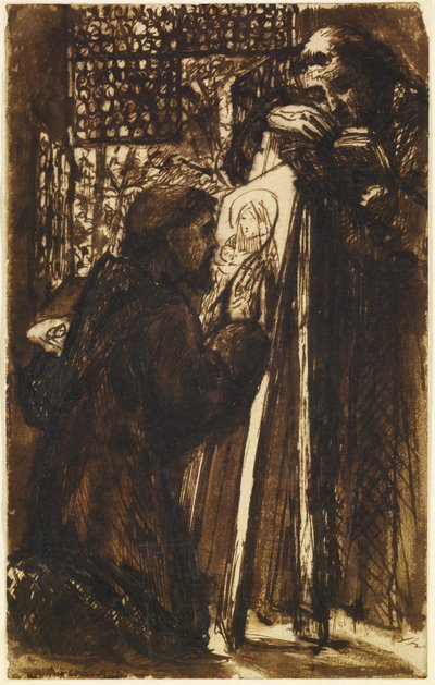 Fra Angelico Dipinge da Dante Gabriel Charles Rossetti
