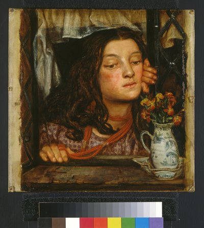 Ragazza alla grata, 1862 da Dante Gabriel Charles Rossetti