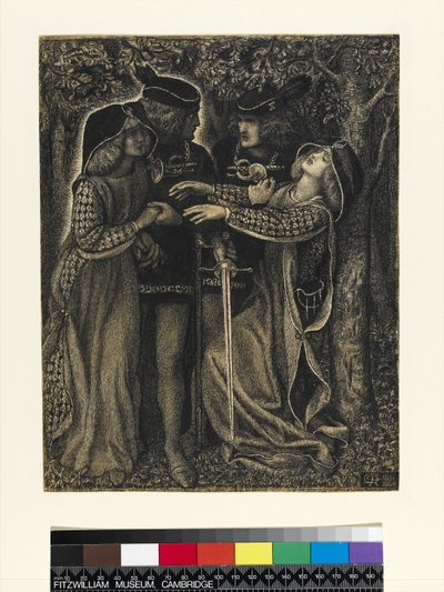 Come si sono incontrati, c.1850-60 da Dante Gabriel Charles Rossetti