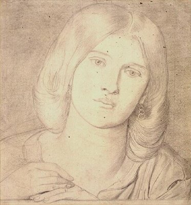 Miss Fanny Cornforth, c.1860 da Dante Gabriel Charles Rossetti