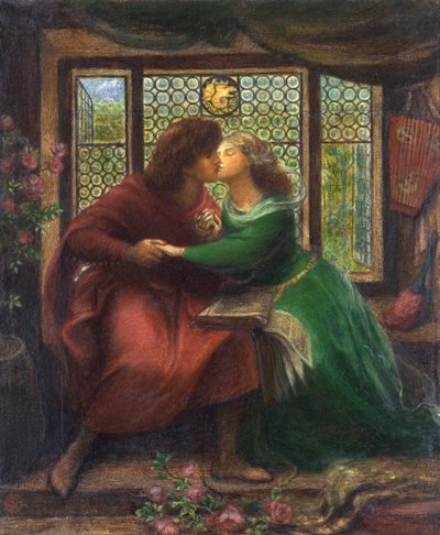 Paolo e Francesca da Rimini da Dante Gabriel Charles Rossetti