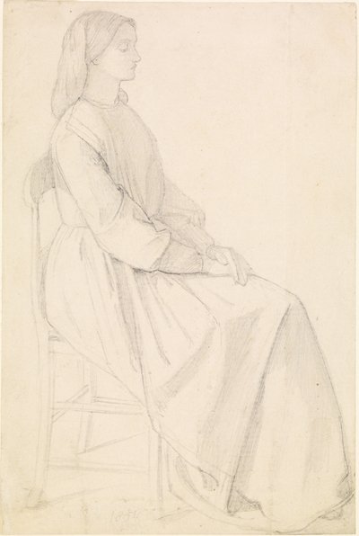 Ritratto di Elizabeth Siddal da Dante Gabriel Charles Rossetti