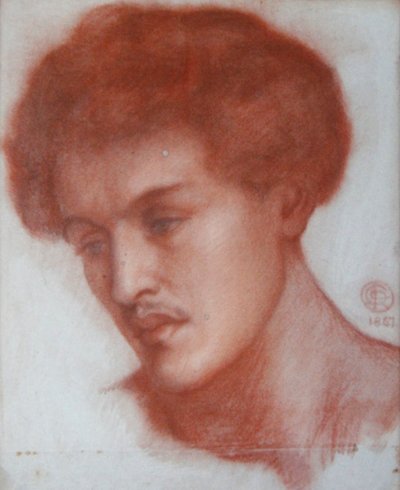 Ritratto di un giovane uomo da Dante Gabriel Charles Rossetti