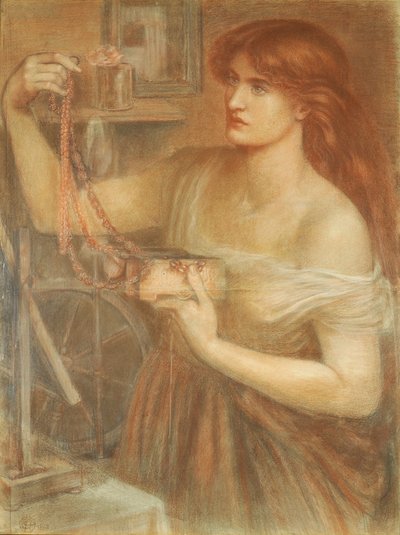 Gretchen Scopre i Gioielli di Faust da Dante Gabriel Charles Rossetti
