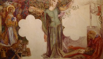 Sir Lancillotto impedito, per il suo peccato, dall