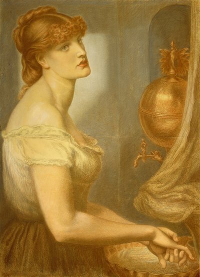 Studio per La Bella Mano da Dante Gabriel Charles Rossetti