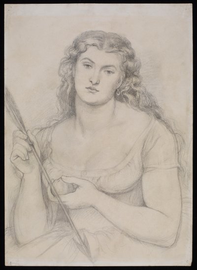 Studio per "Venere Verticordia", c.1863-64 da Dante Gabriel Charles Rossetti
