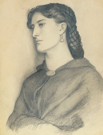 Studio di Aggie Manetti da Dante Gabriel Charles Rossetti
