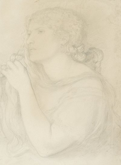 Studio di Fanny Cornforth, 1863 da Dante Gabriel Charles Rossetti