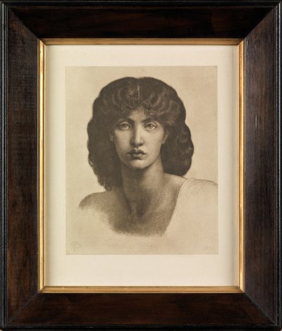 Studio di Jane Morris per Astarte Syriaca da Dante Gabriel Charles Rossetti