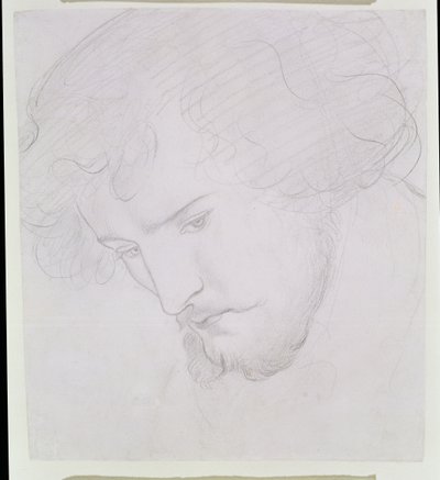 Il seme di Davide - Studio per Davide, 1859-1862 da Dante Gabriel Charles Rossetti