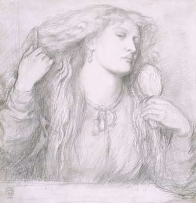 Donna che si pettina, Fanny Cornforth da Dante Gabriel Charles Rossetti