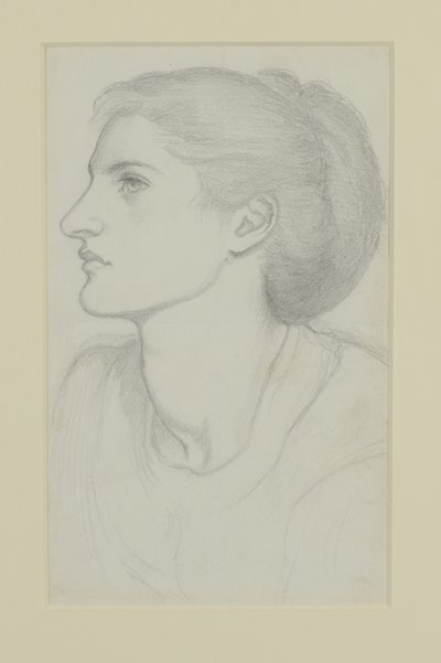 Testa di Donna da Dante Gabriel Charles Rossetti
