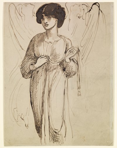 Astarte Syriaca - Studio della figura da Dante Gabriel Rossetti