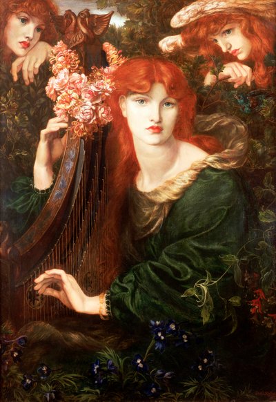 La Ghirlandata, 1873 da Dante Gabriel Rossetti