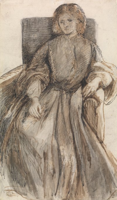 Miss Elizabeth Siddal da Dante Gabriel Rossetti