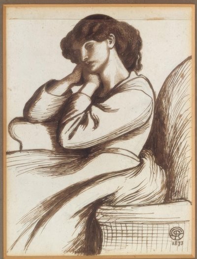 Mrs. William Morris da Dante Gabriel Charles Rossetti
