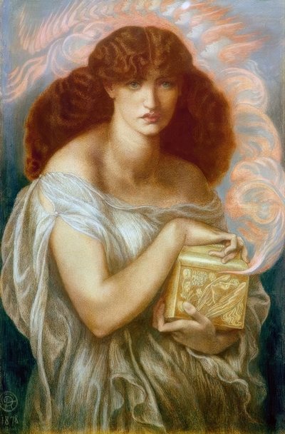 Pandora da Dante Gabriel Charles Rossetti
