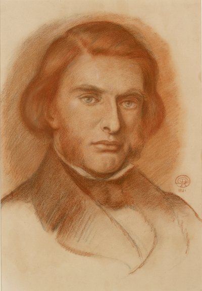 Ritratto di John Ruskin, 1861 da Dante Gabriel Rossetti