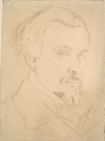 Autoritratto, c. 1850-1870 da Dante Gabriel Rossetti