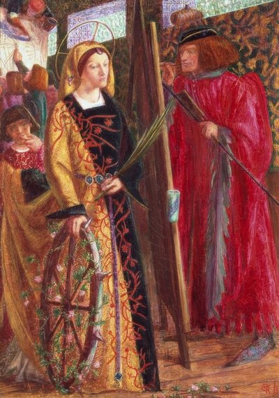 Santa Caterina da Dante Gabriel Charles Rossetti