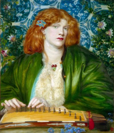 Il pergolato blu da Dante Gabriel Charles Rossetti