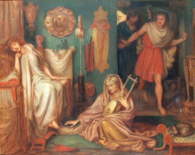 Il ritorno di Tibullo a Delia da Dante Gabriel Charles Rossetti