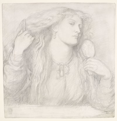 Donna che si pettina, Fanny Cornforth da Dante Gabriel Rossetti