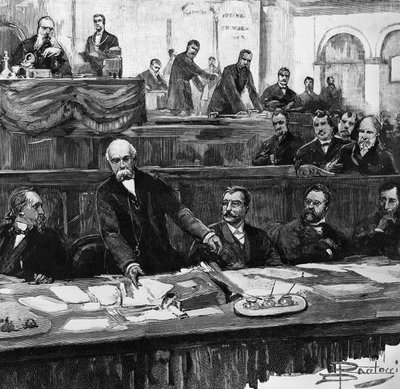 Discorso di Francesco Crispi in parlamento che segnò la caduta del suo primo governo, 31 gennaio da Dante Paolocci