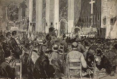 Esequie per i morti a Dogali nella chiesa di Sant