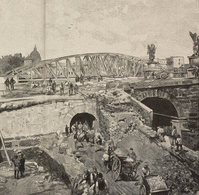 Lavori sul Ponte Sant