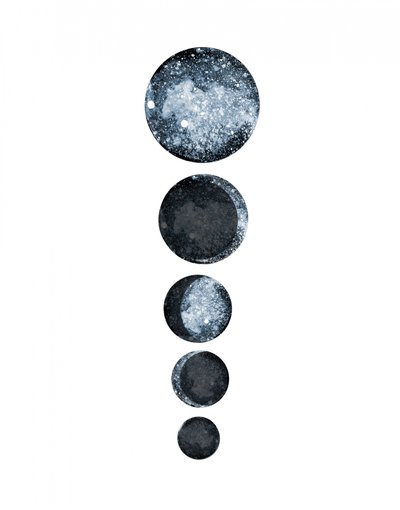 Le fasi della Luna Blu da Danushka Abeygoda