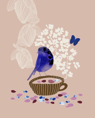 Il tè "Blue Bird" dal gusto stravagante da Danushka Abeygoda