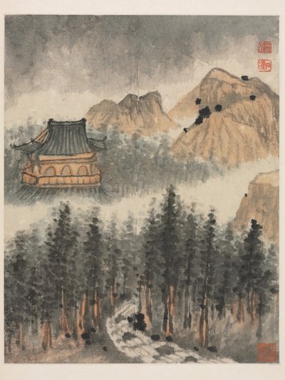 Ricordi del fiume Qinhuai, Dinastia Qing da Daoji Shitao