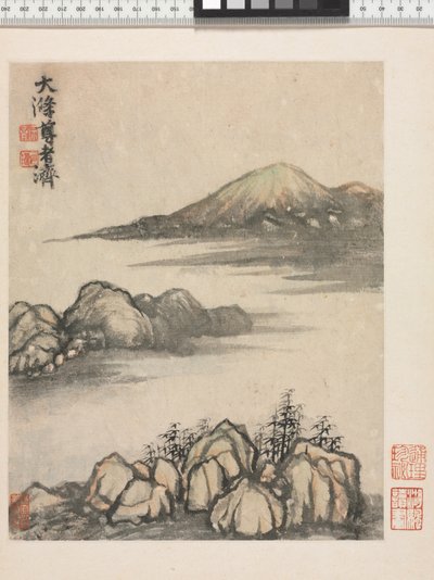 Ricordi del fiume Qinhuai, Dinastia Qing da Daoji Shitao