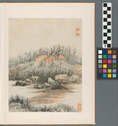 Ricordi del fiume Qinhuai, Dinastia Qing da Daoji Shitao