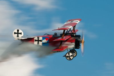 Volo a vela con lo storico triplano rosso da Darek Siusta