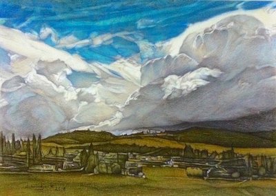 Cielo inquieto, 2018 da Darrell Windjack