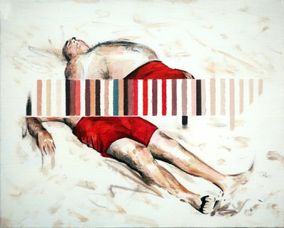 Deriva, 2019 (acrilico su tela) da Darren Coffield