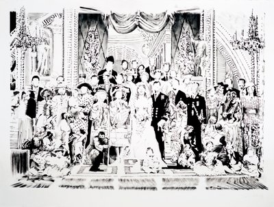 Scuola di Atene, 2006 (inchiostro indina su carta) da Darren Coffield