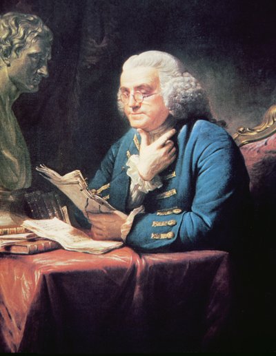 Benjamin Franklin da David (after) Martin