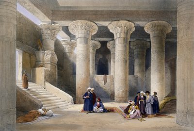 Tempio di Esna, 25 novembre da David (after) Roberts