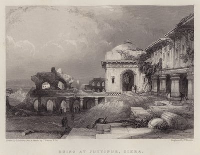 Rovine a Futtipur, Sikra da David (after) Roberts