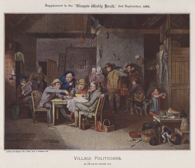 Politici del Villaggio da David (after) Wilkie
